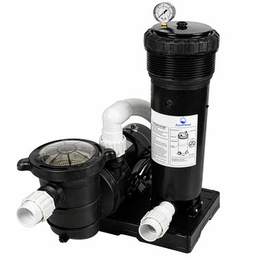 SP1 1HP 2-Speed Above Ground Pool Pump and Cartridge Filter System