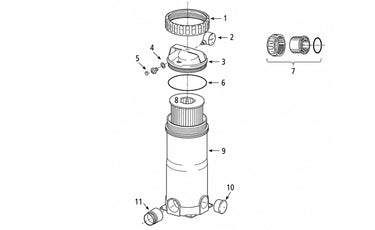 Cartridge Filter Parts (75,100,150 SF)